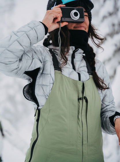 Women's Burton [ak] Baker Down Jacket Gray Cloud - Burton Snow Jackets