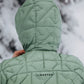 Women's Burton [ak] Baker Down Hooded Jacket Hedge Green Snow Jackets