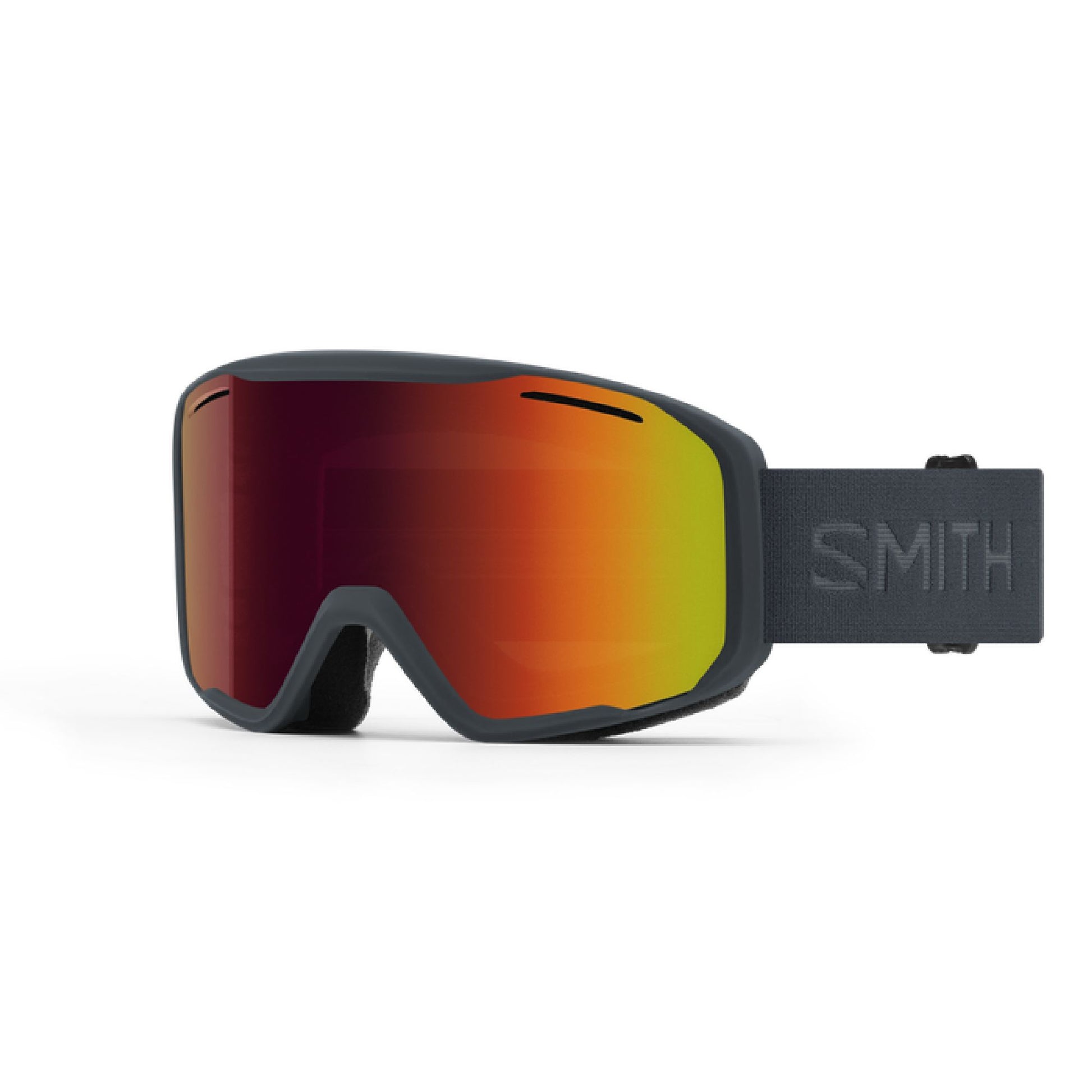 Smith Blazer Snow Goggle Slate Red Sol-X Mirror Snow Goggles