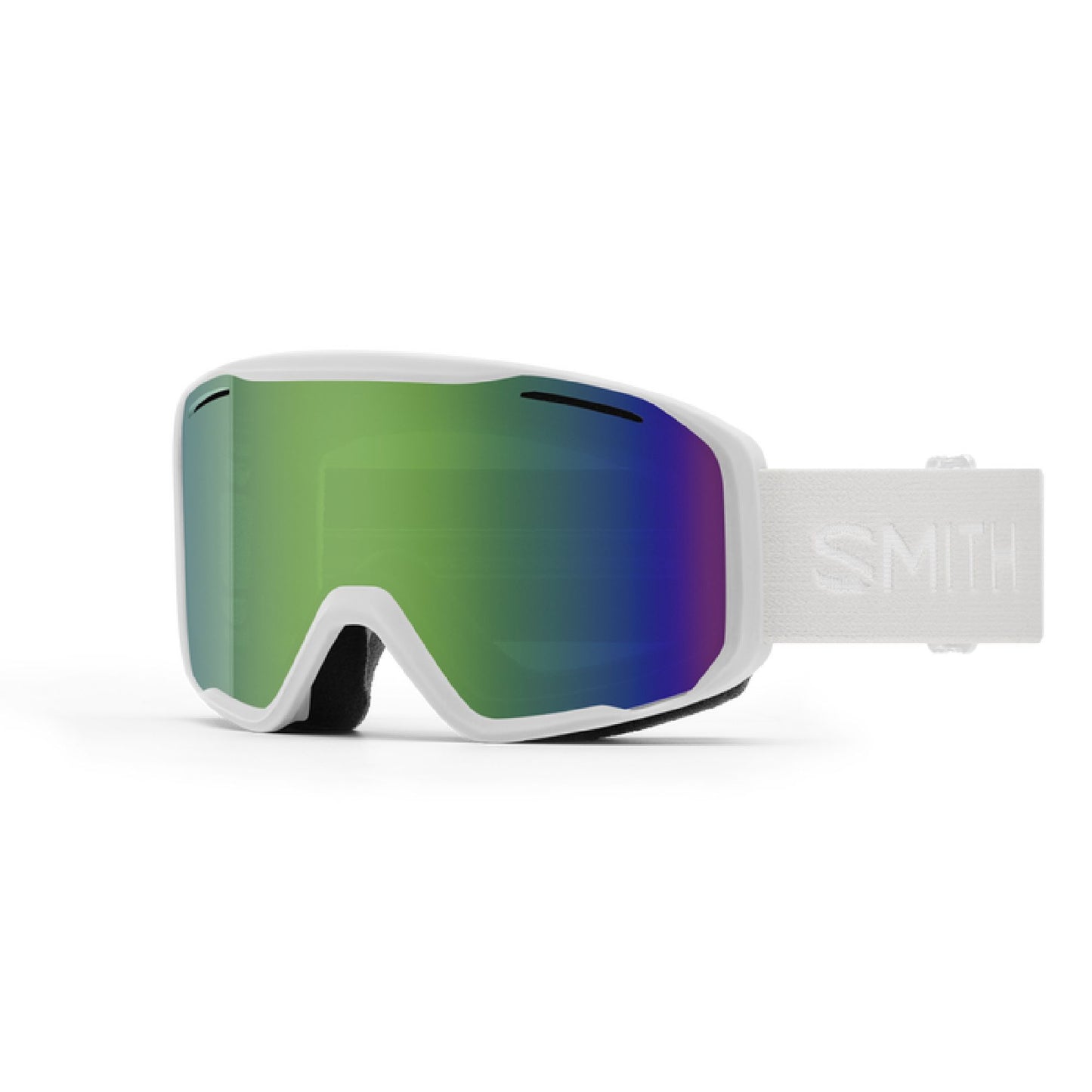 Smith Blazer Snow Goggle White Green Sol-X Mirror Snow Goggles
