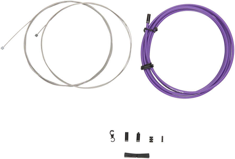 Jagwire 2x Sport Shift Cable Kit SRAM/Shimano Purple - Jagwire Cables and Housing