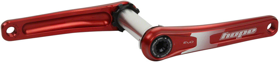 Hope Evo Crankset - 175mm Direct Mount 30mm Spindle For 135/142/141/148mm Rear Spacing Red - Hope Cranksets and Arms