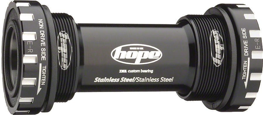 Hope BSA Threaded Bottom Bracket - 68/73 For 24mm Spindle Stainless Black - Hope Bottom Brackets