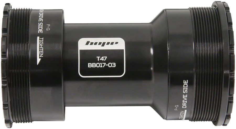 Hope T47 Bottom Bracket Bottom Bracket - 86/92mm For 30mm Spindle Stainless BLK - Hope Bottom Brackets