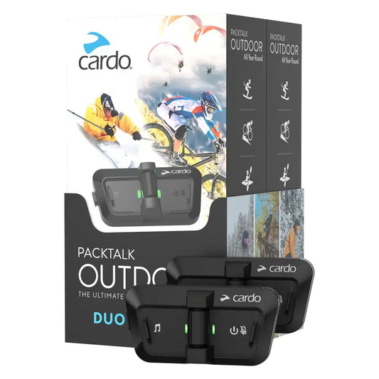 Cardo PackTalk Outdoor Duo Black Headsets & Audio