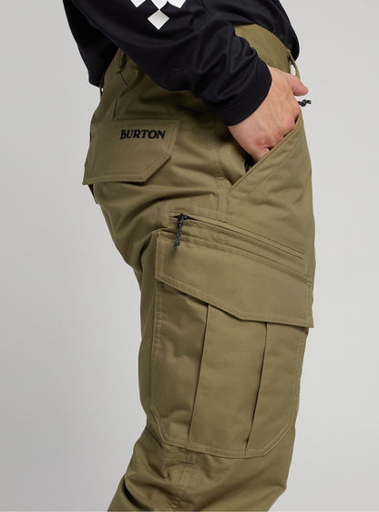Men's Burton Cargo 2L Pants - Regular Fit Martini Olive - Burton Snow Pants