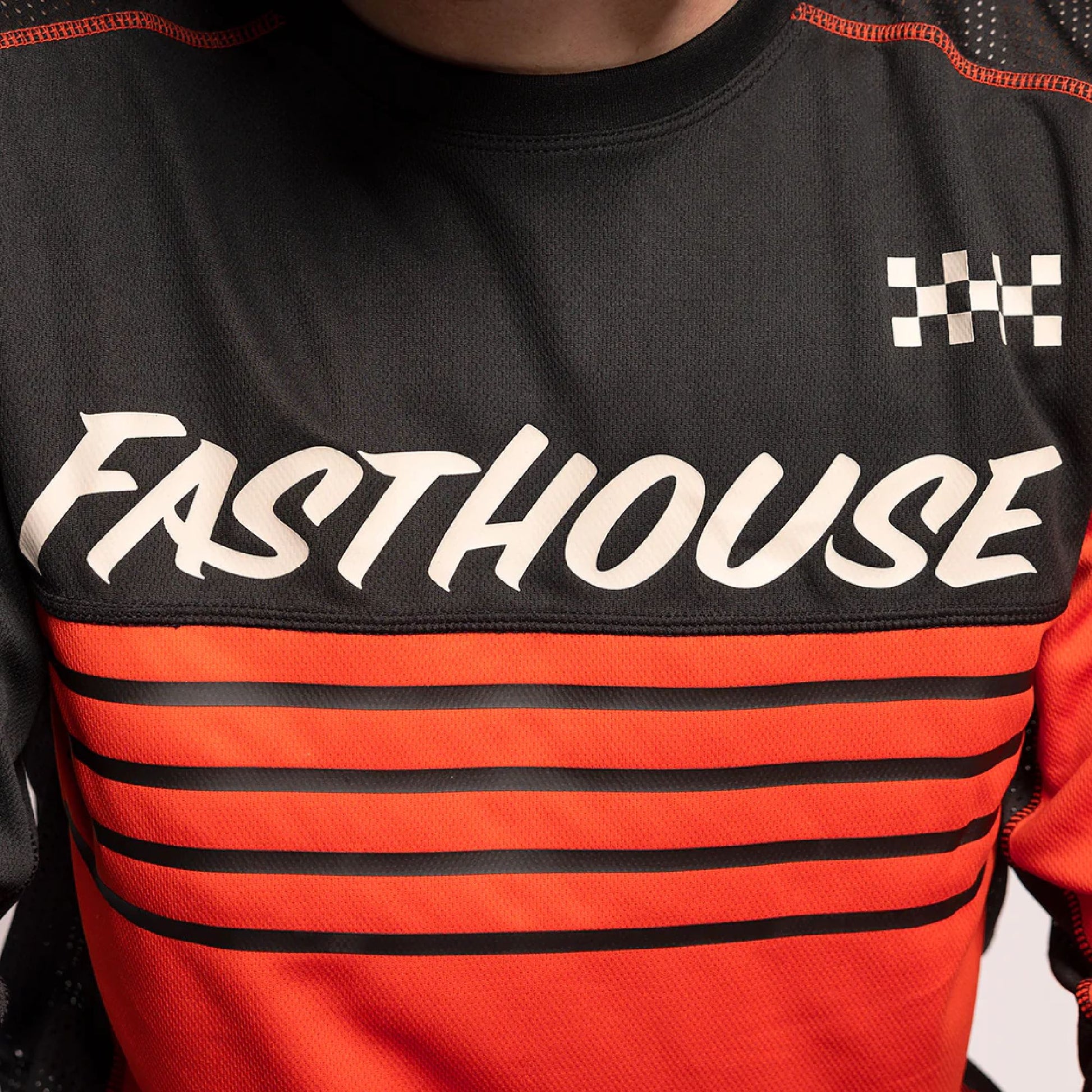 Fasthouse Mercury Classic SS Jersey Black Red Bike Jerseys