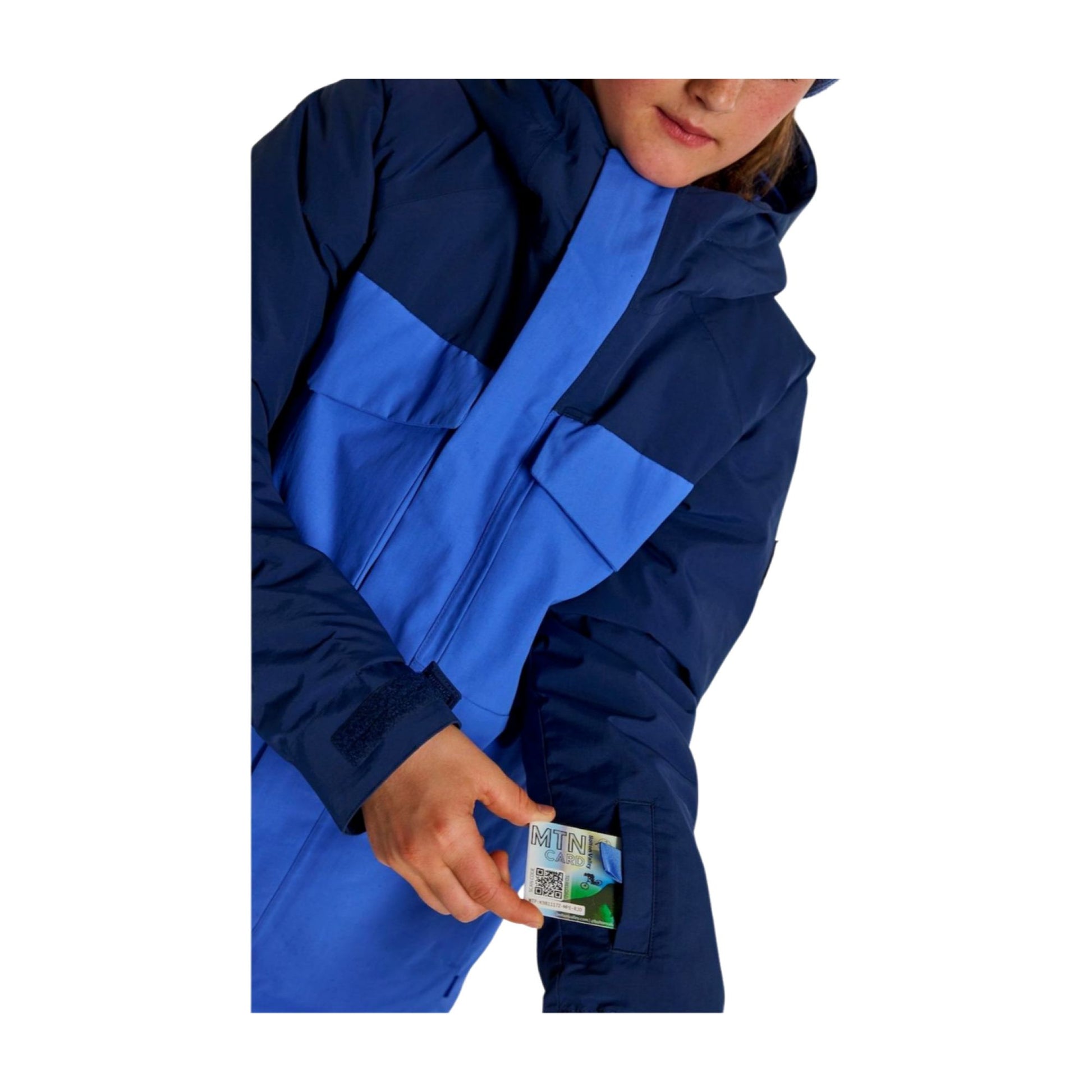 Boys' Burton Covert 2.0 2L Jacket Dress Blue Amparo Blue - Burton Snow Jackets