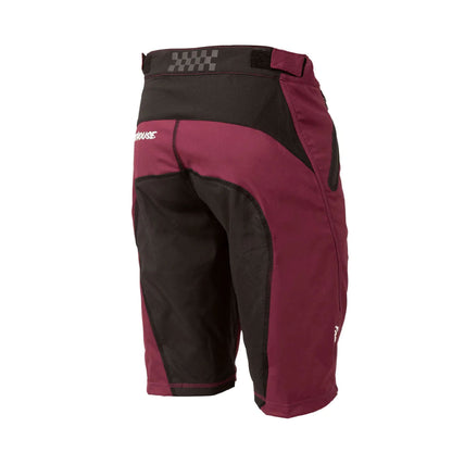 Fasthouse Youth Crossline 2.0 Short Maroon - Fasthouse Bike Shorts