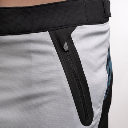 Fasthouse Crossline 2.0 Velocity Short Silver Black - Fasthouse Bike Shorts