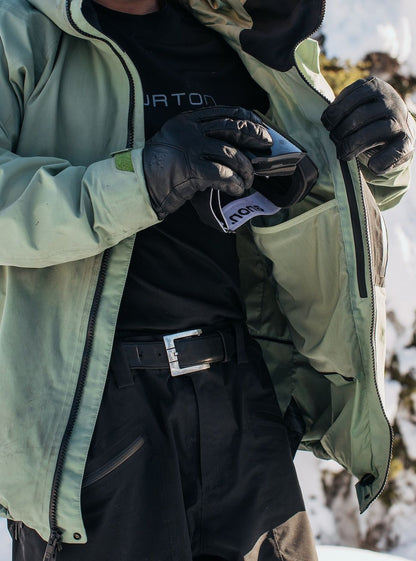 Men's Burton [ak] Cyclic GORE-TEX 2L Jacket Hedge Green True Black - Burton Snow Jackets