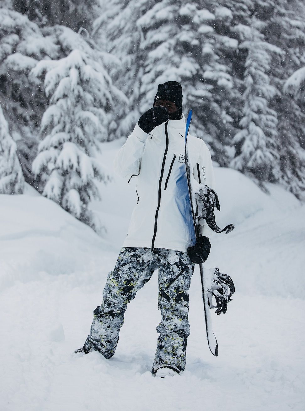 Men's Burton [ak] Cyclic GORE-TEX 2L Jacket Stout White Snow Jackets