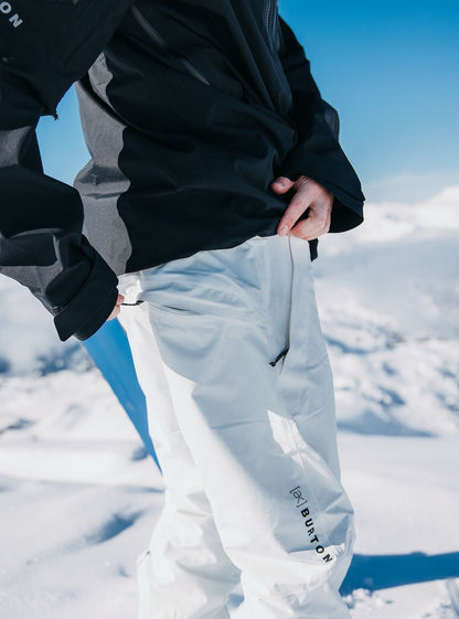 Men's Burton [ak] Cyclic GORE-TEX 2L Pants Stout White - Burton Snow Pants