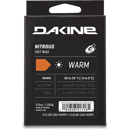 Dakine Nitrous Warm Wax 160g Assorted OS - Dakine Wax