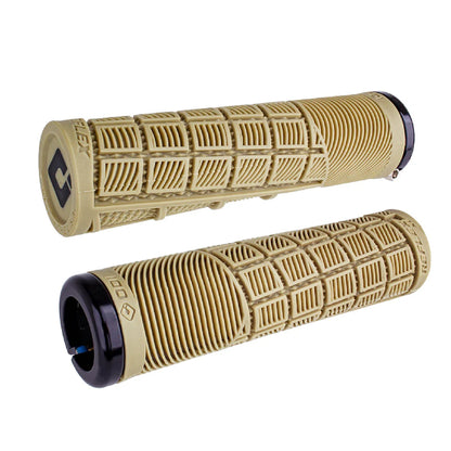 ODI Reflex XL v2.1 Lock-On Grips Black Tan 135mm - ODI Grips & Tape