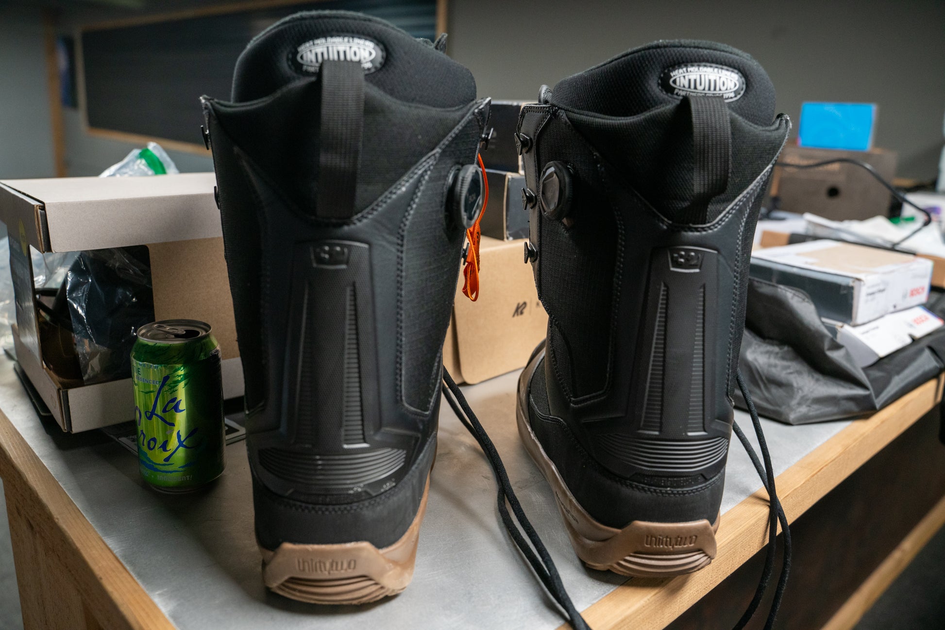 ThirtyTwo Diesel Hybrid Snowboard Boots (Black/Gum, 12) 2023/24 - Openbox - ThirtyTwo Snowboard Boots