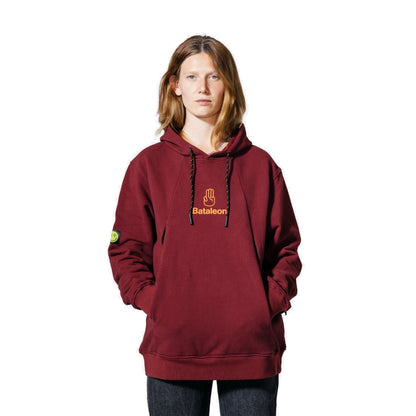 Bataleon Snowproof Delta Hoodie Ruby Wine - Bataleon Sweatshirts & Hoodies