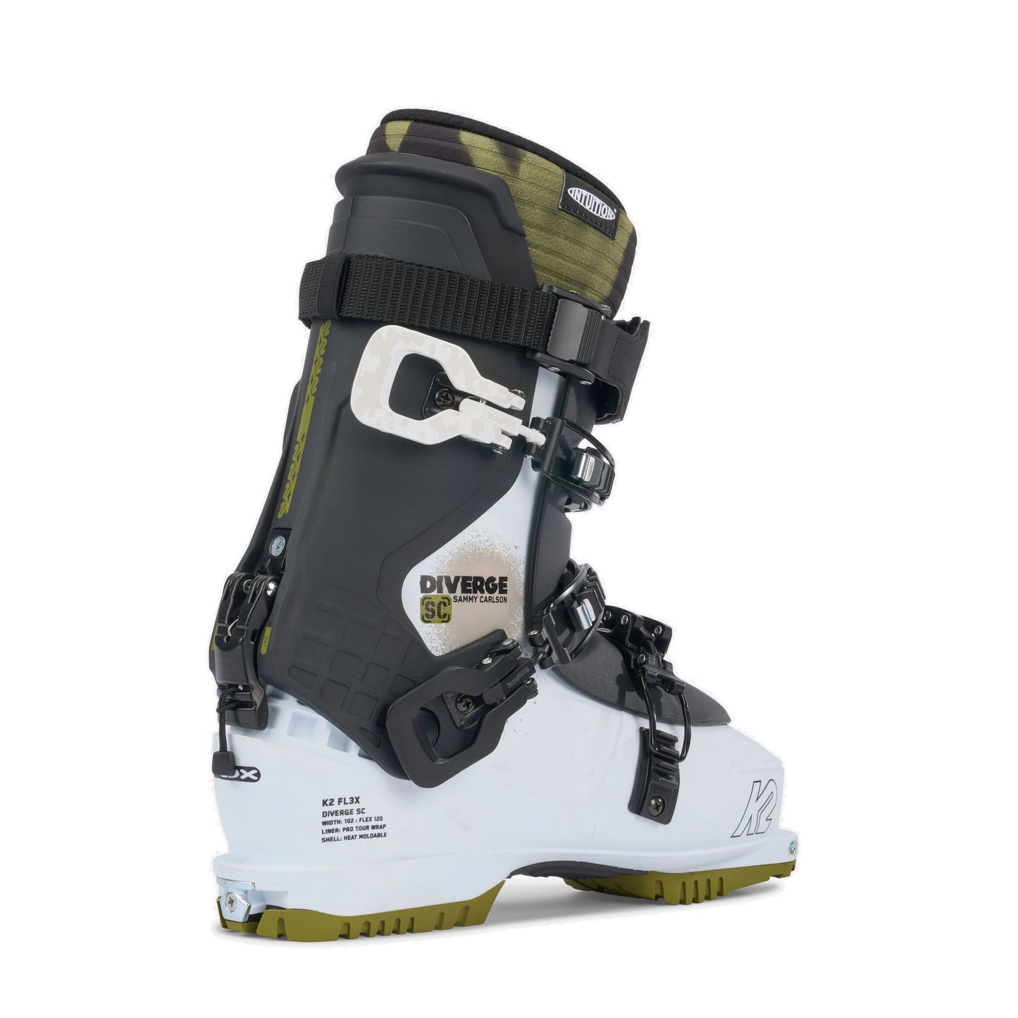 K2 Diverge SC Ski Boots Black White Ski Boots