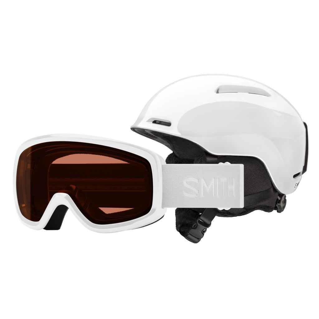 Smith Youth Glide Jr. MIPS/Snowday Combo Package White YS Snow Helmets