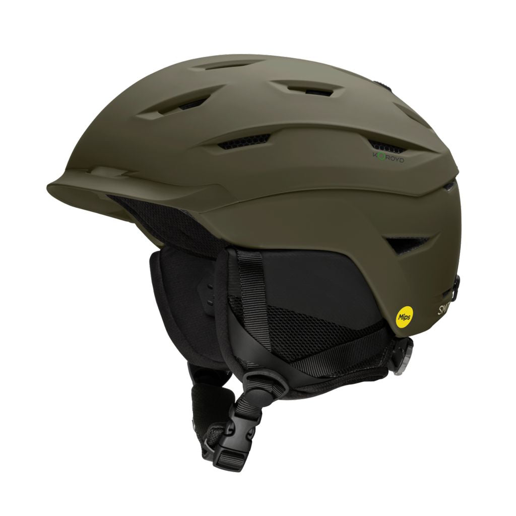 Smith Level MIPS Round Contour Fit Snow Helmet - Openbox Matte Forest M - Smith Snow Helmets