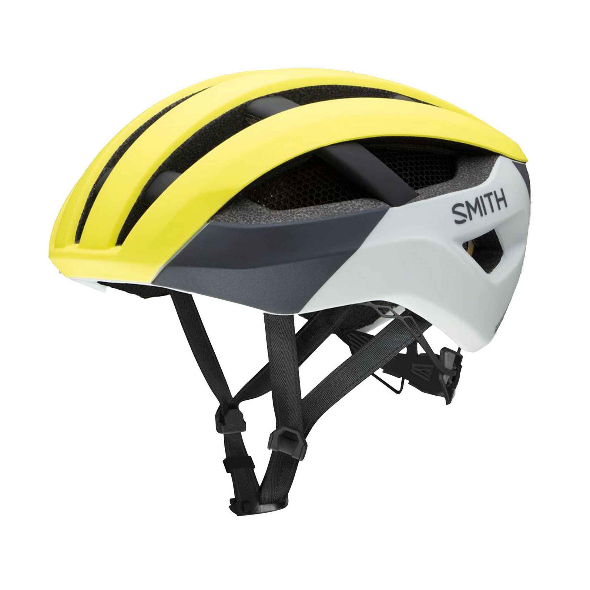 Smith Network MIPS Helmet - OpenBox Matte Neon Yellow Viz M - Smith Bike Helmets