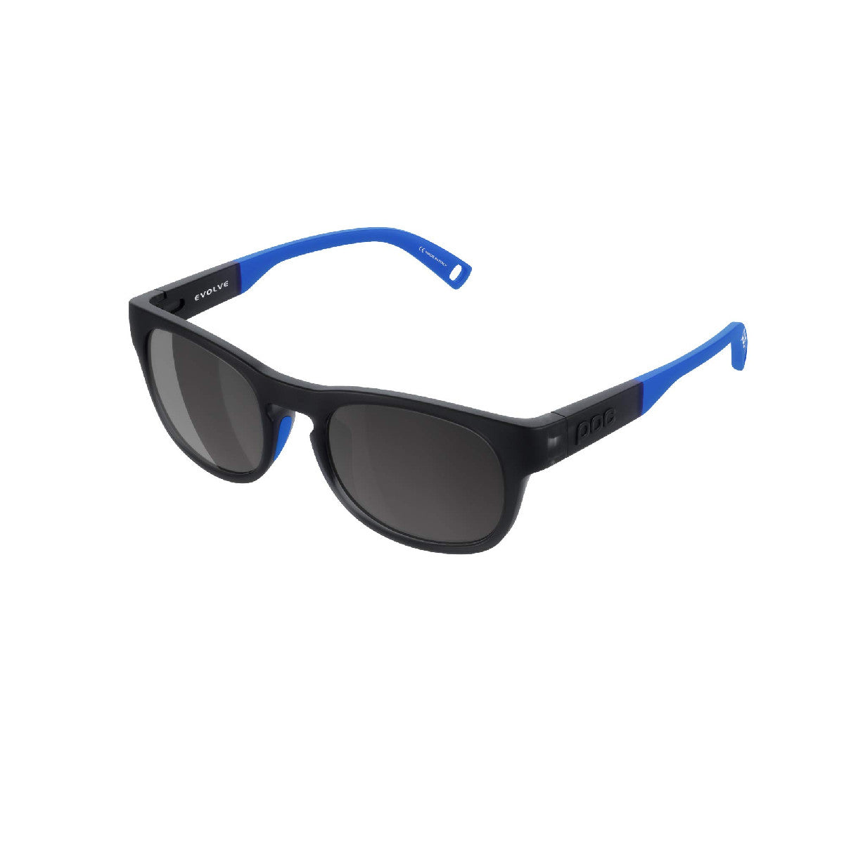 POC Youth Evolve Glasses Uranium Black Transparent Fluorescent Blue Sunglasses