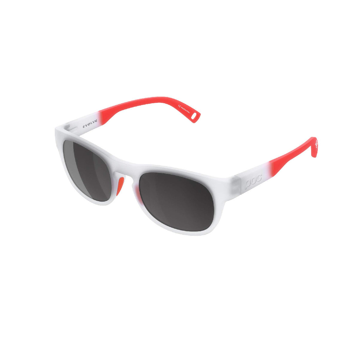 POC Youth Evolve Glasses Transparent Crystal Fluorescent Orange - POC Sunglasses