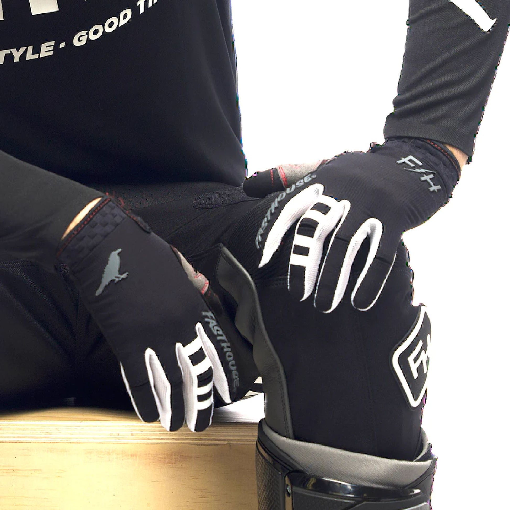 Fasthouse Elrod Air Glove Black Bike Gloves