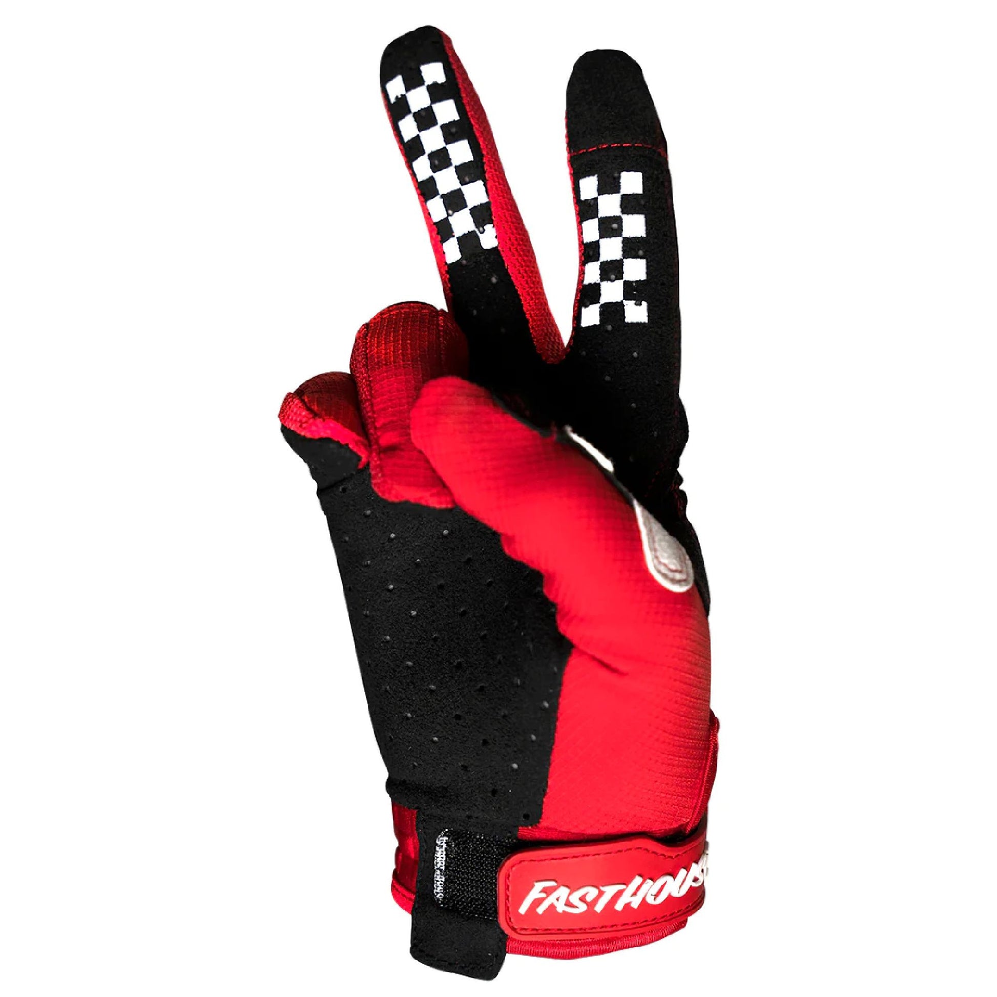 Fasthouse Elrod Air Glove Red Bike Gloves