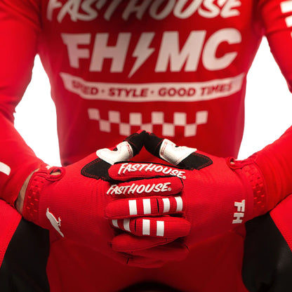 Fasthouse Elrod Air Glove Red - Fasthouse Bike Gloves