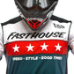 Fasthouse Youth Elrod Astre Jersey White Slate Bike Jerseys