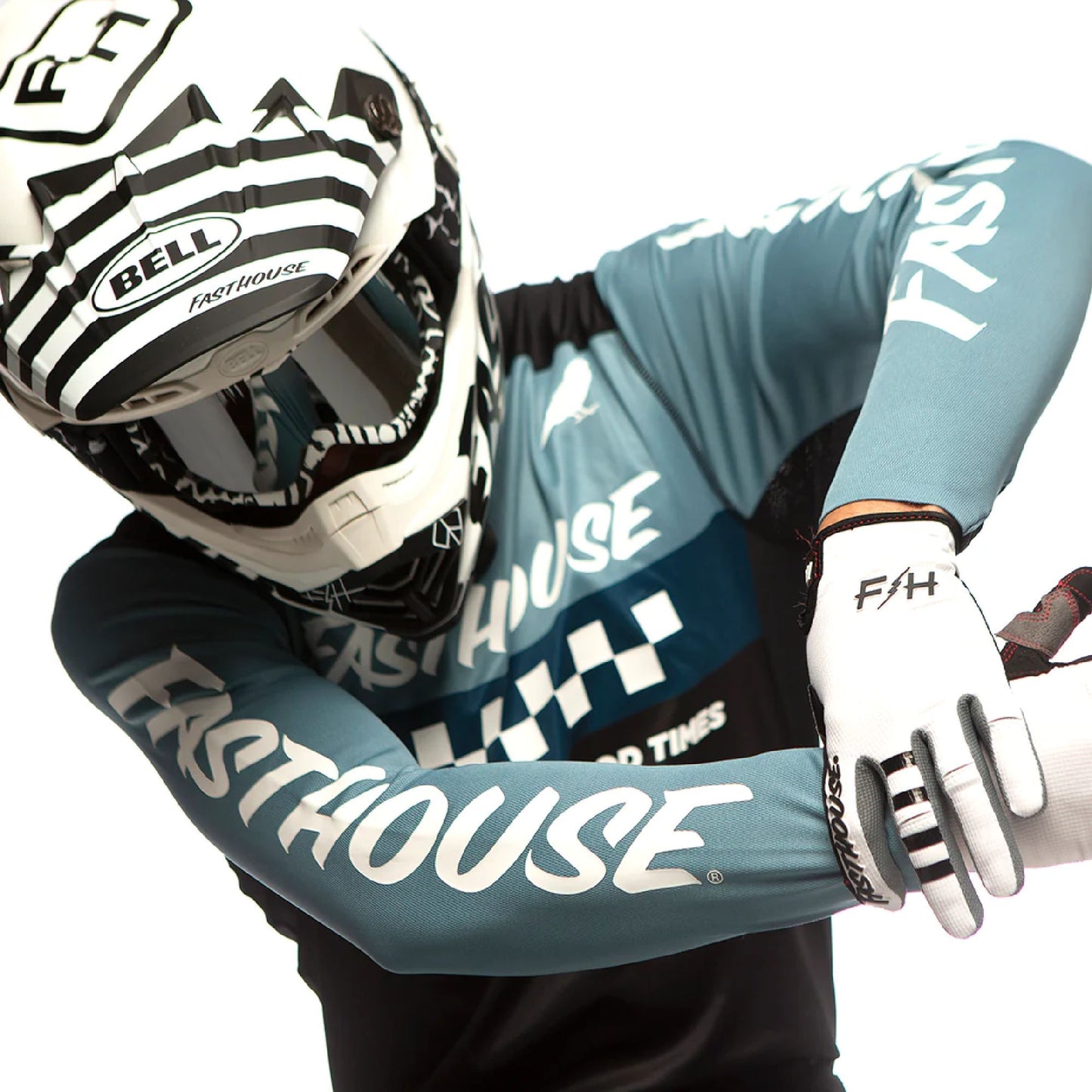 Fasthouse Elrod Jersey Indigo/Black Bike Jerseys
