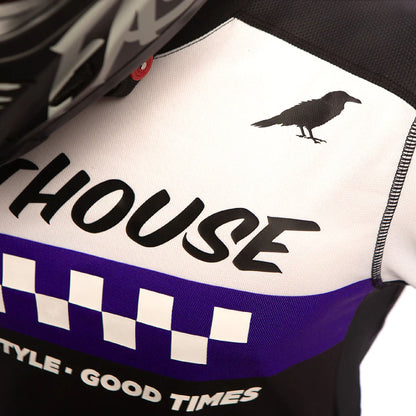 Fasthouse Elrod Jersey White Purple - Fasthouse Bike Jerseys