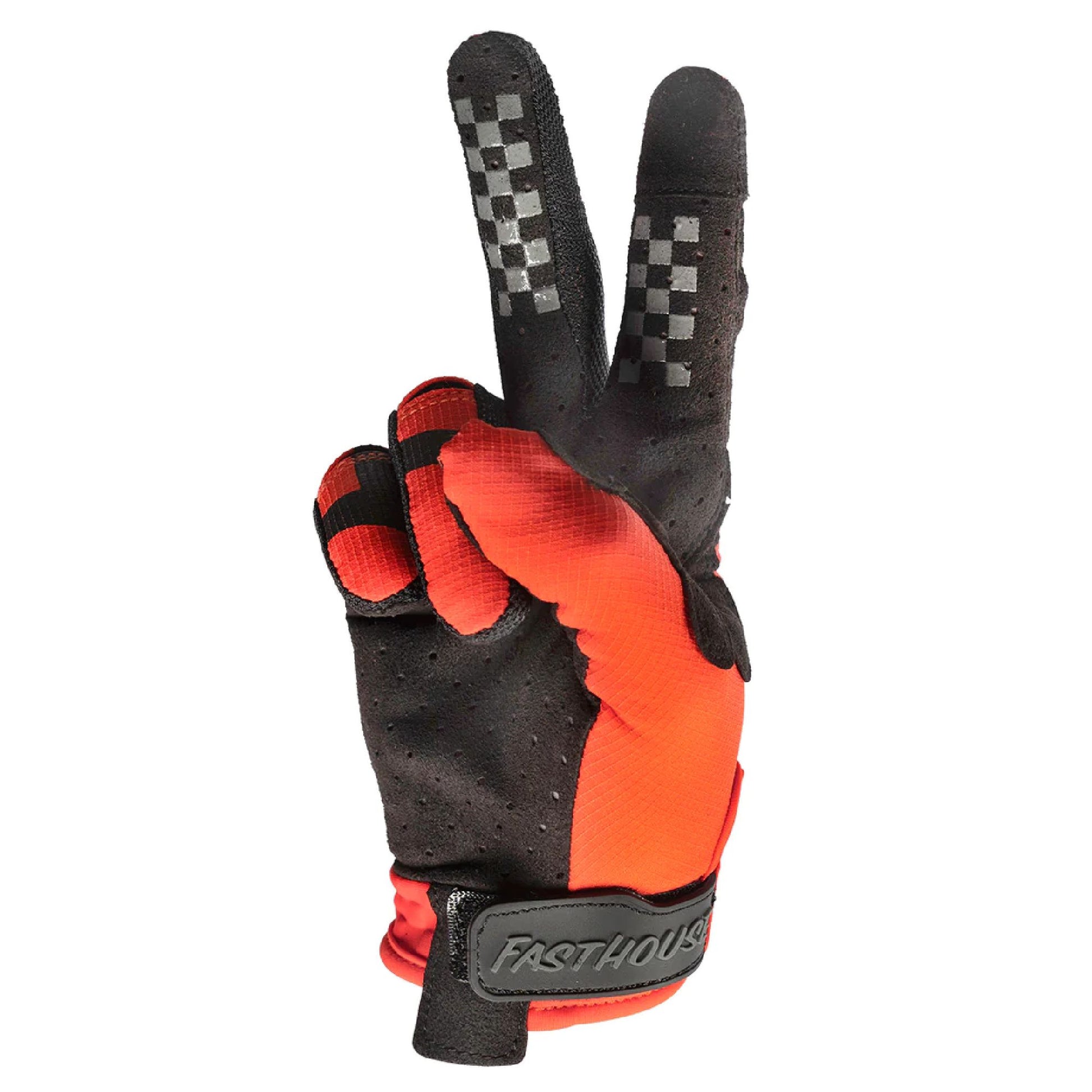 Fasthouse Elrod Nocturne Glove Red Bike Gloves