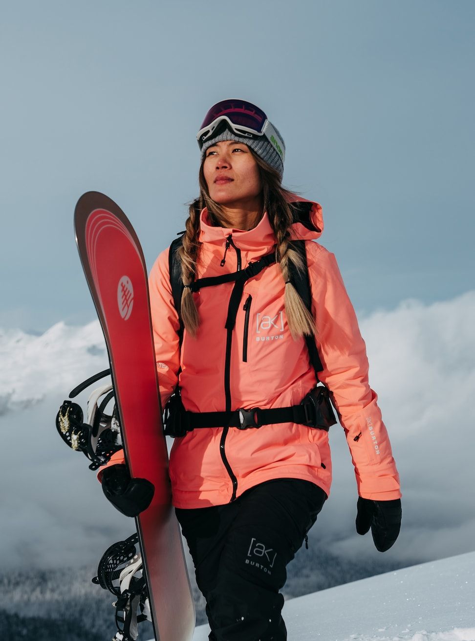 Women's Burton [ak] Embark GORE-TEX 2L Jacket Reef Pink XXS Snow Jackets