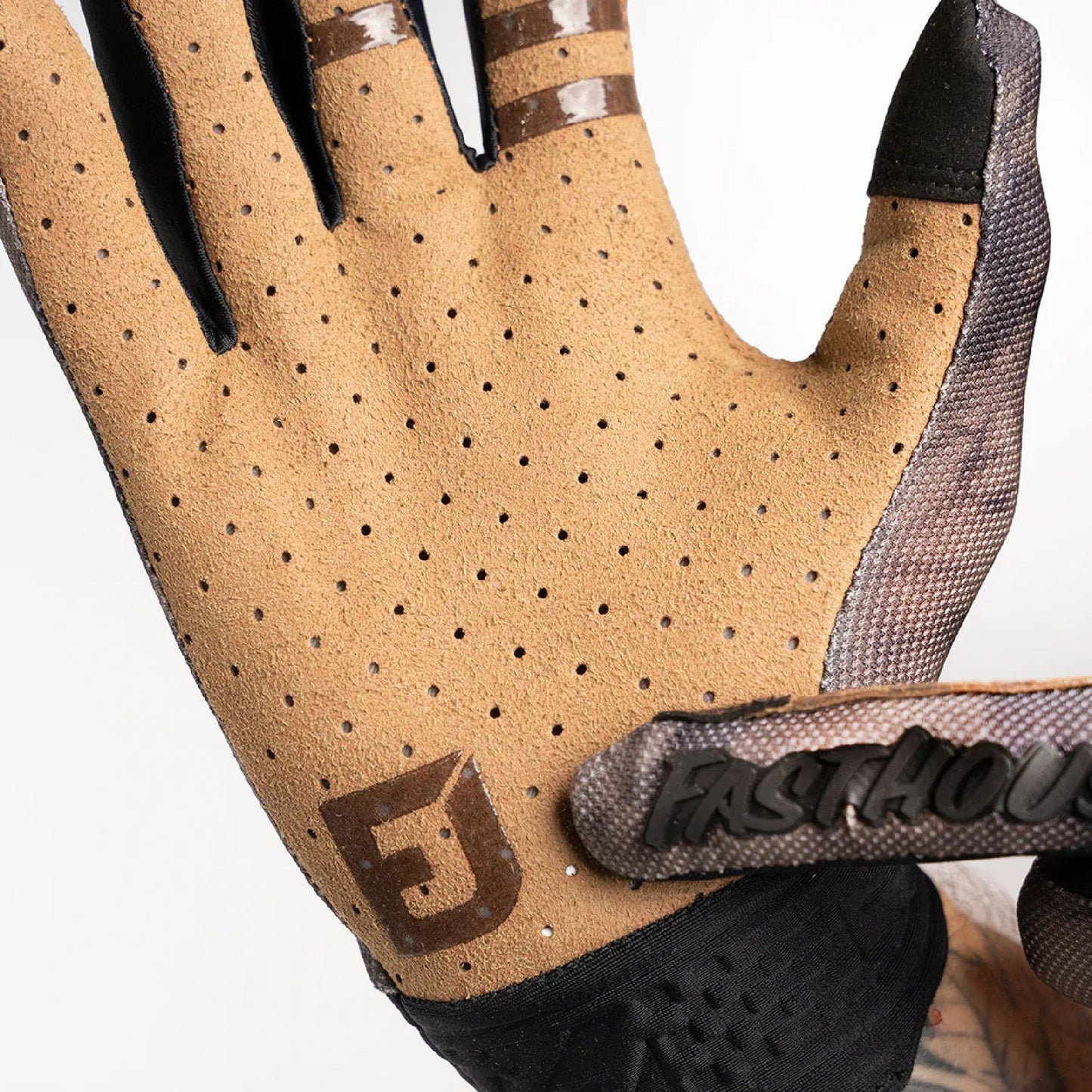 Fasthouse Emil Johansson Signature Blitz Glove Black Wash Bike Gloves