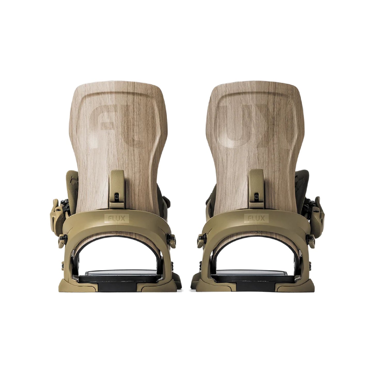 Flux XF Snowboard Binding Natural Wood - Flux Snowboard Bindings