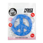 Crab Grab Peace of Foam Traction Pad Blue Swirl OS Stomp Pads