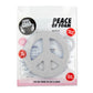Crab Grab Peace of Foam Traction Pad White OS Stomp Pads