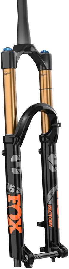 FOX 36 Factory Suspension Fork - 27.5" 160 mm 15 x 110 mm 44 mm Offset Shiny BLK Kabolt-X FIT4 3-Position - Fox Shox Suspension Fork