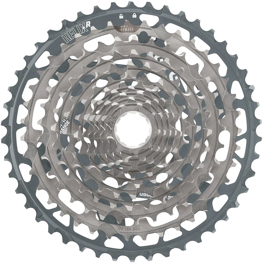 e*thirteen Helix R Cassette - 11-Speed 9-46t Nickel/Gray - E*thirteen Cassettes and Cogs