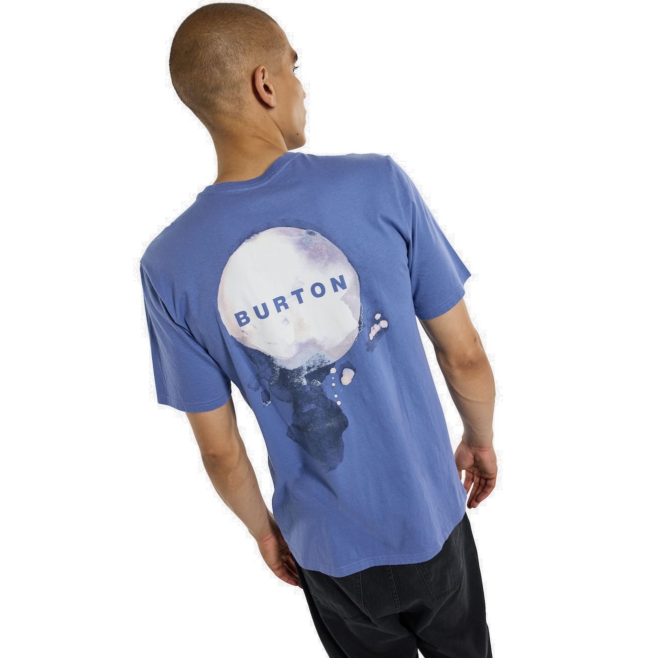 Men's Burton Flight Attendant 24 Short Sleeve T-Shirt Slate Blue SS Shirts