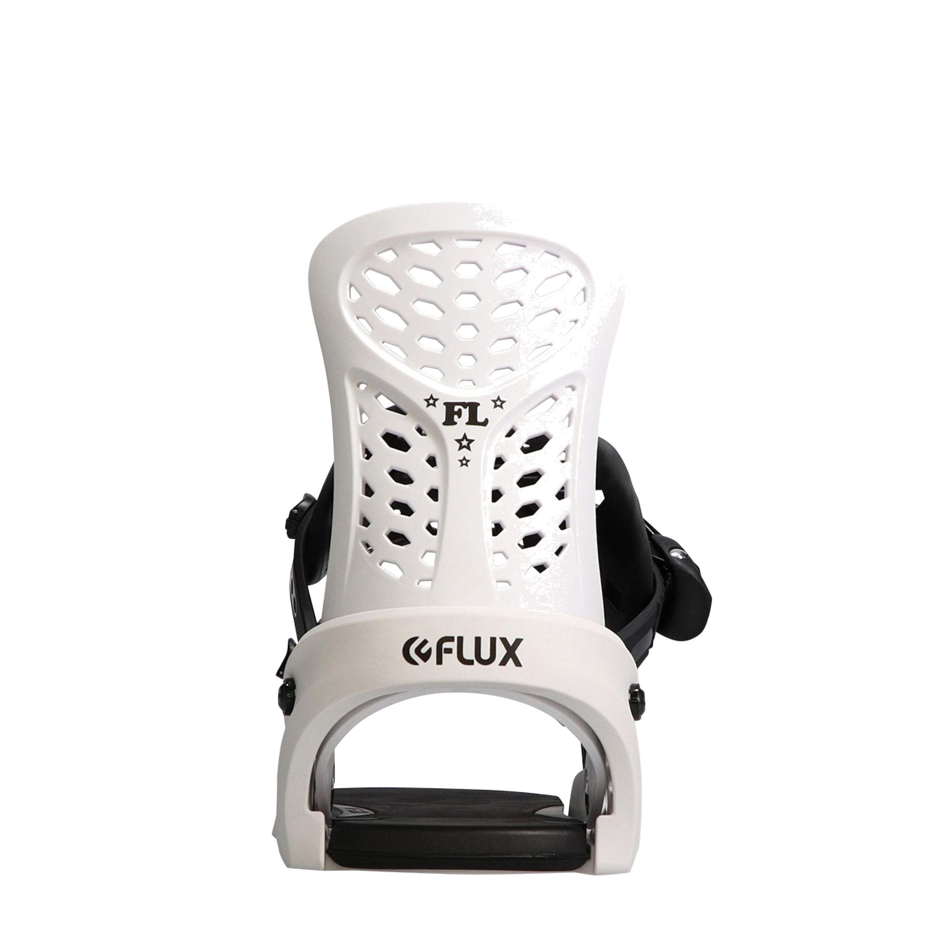 Flux FL Snowboard Bindings White XS - Flux Snowboard Bindings