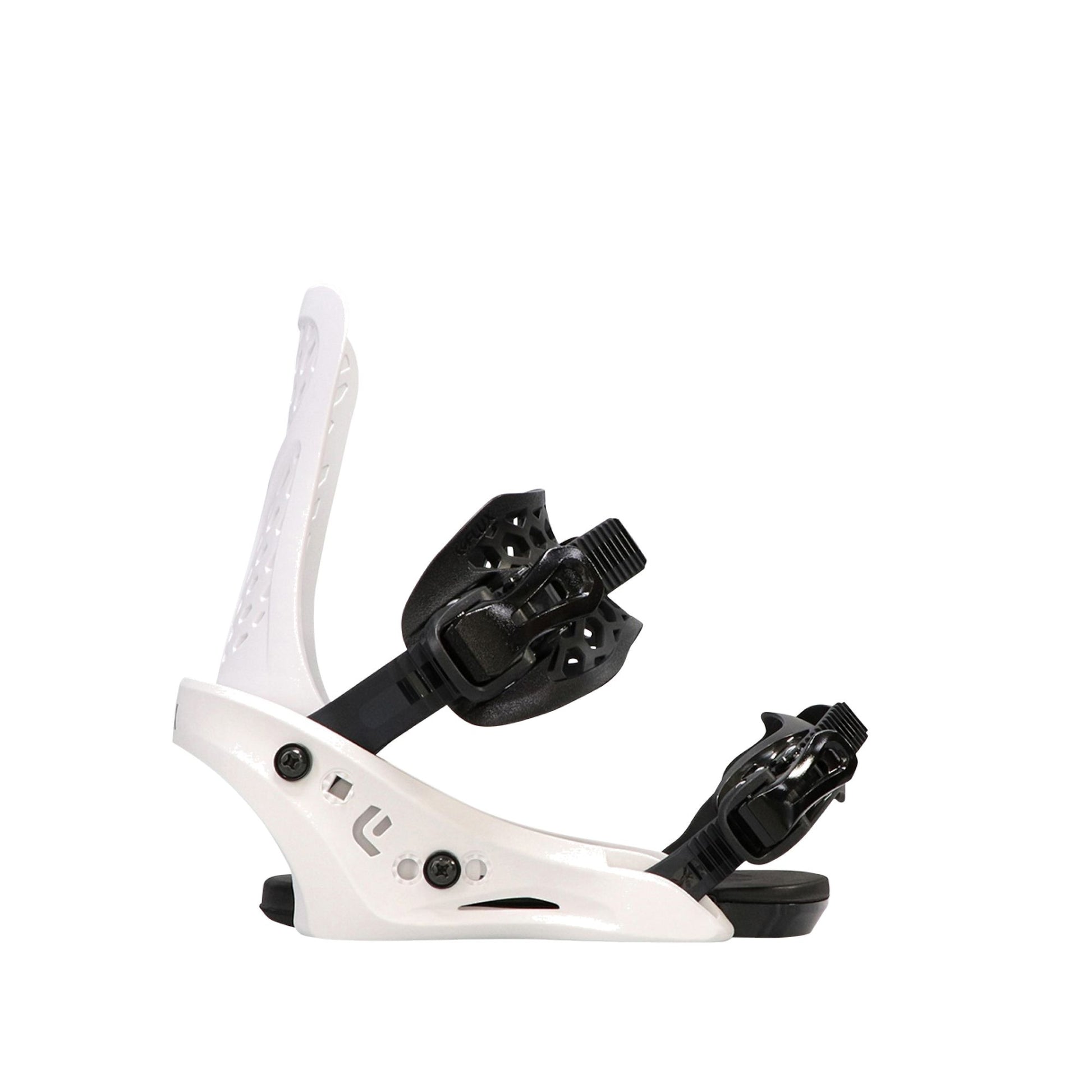 Flux FL Snowboard Bindings White XS - Flux Snowboard Bindings