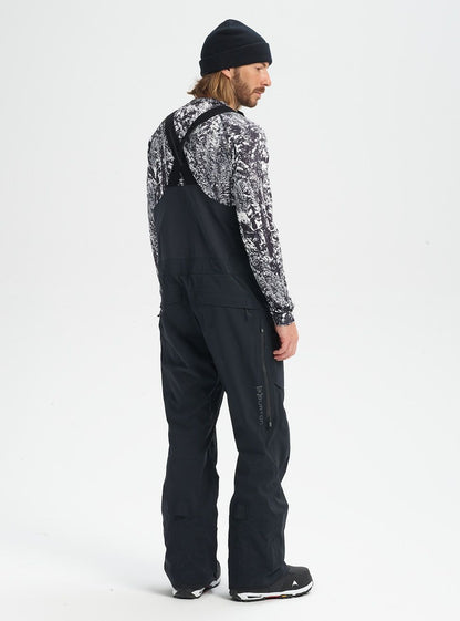 Men's Burton [ak] Freebird GORE-TEX 3L Stretch Bib Pants True Black - Burton Snow Pants