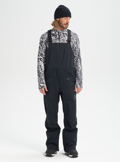 Men's Burton [ak] Freebird GORE-TEX 3L Stretch Bib Pants True Black - Burton Snow Pants