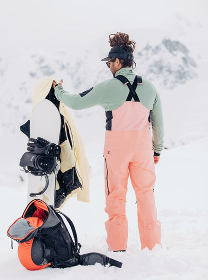 Men's Burton [ak] Freebird GORE-TEX 3L Stretch Bib Pants Reef Pink - Burton Snow Pants