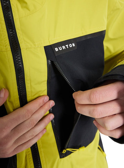 Men's Burton Frostner 2L Jacket Sulfur True Black - Burton Snow Jackets