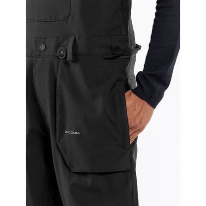 Volcom Roan Bib Overall Black - Volcom Snow Pants