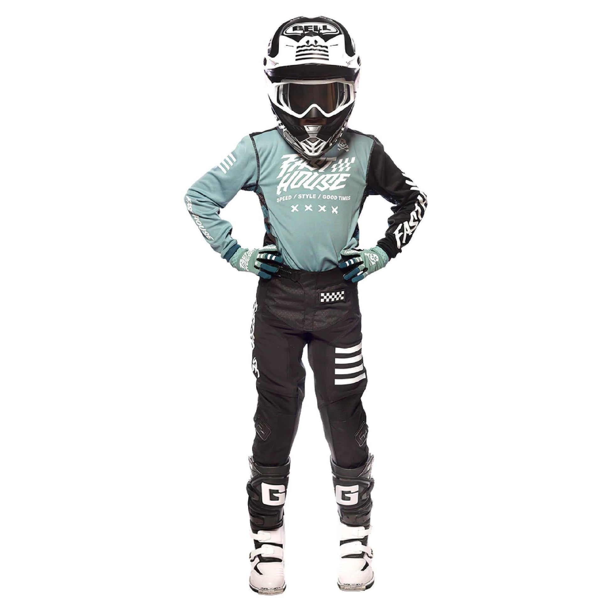 Fasthouse Youth Girls' Speed Style Pant Black Bike Pants